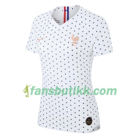 Fotballdrakt Frankrike Bortetrøye VM - Kvinner 2019 Kortermet